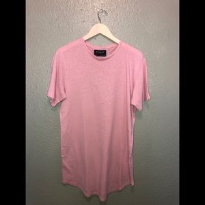 Pink PacSun extra long t-shirt